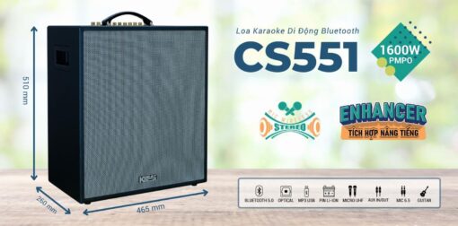 cs551 acnos loa karaoke di dong bluetooth a624f1eef6574d4aac4a984e445d5ce1