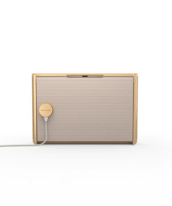 loa di dong b o beosound level gold tone light oak6070